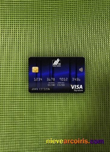 Slovakia Tatra Bank visa signature card photolook